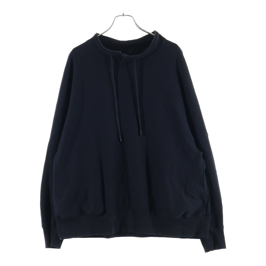 N.HOOLYWOOD(エヌハリウッド) LONG SLEEVE SWEAT SHIRT スタンドカラー プルオーバースウェットトレーナー ブラック 2231-CS03-062