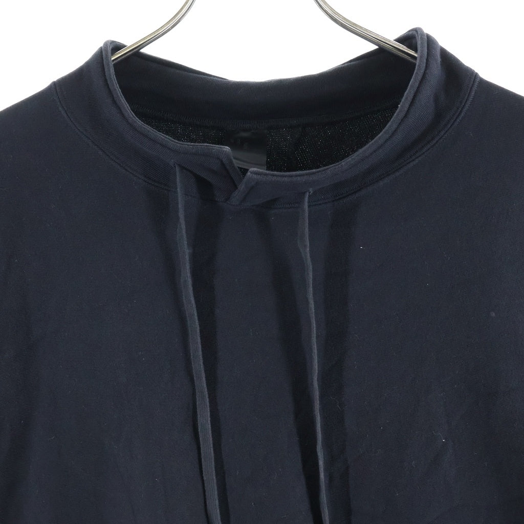 N.HOOLYWOOD(エヌハリウッド) LONG SLEEVE SWEAT SHIRT スタンドカラー プルオーバースウェットトレーナー ブラック 2231-CS03-062