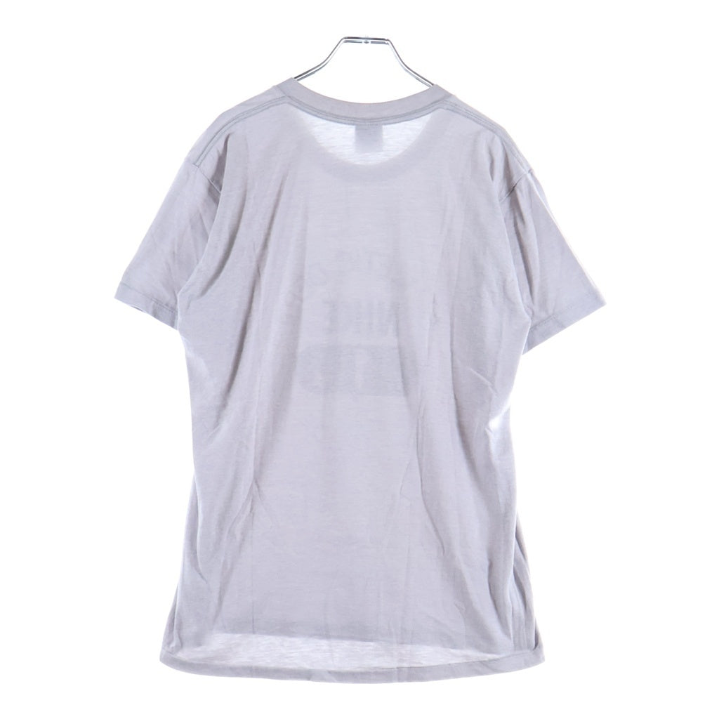 NIKE(ナイキ) 80S VINTAGE ATHRETIC DEPT PRINT S/S TEE ヴィンテージ アーチロゴ フロントプリント半袖Tシャツ カットソー 紺タグ グレー