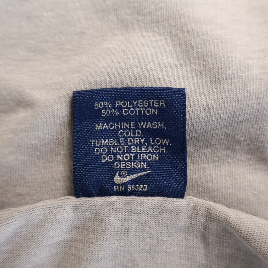 NIKE(ナイキ) 80S VINTAGE ATHRETIC DEPT PRINT S/S TEE ヴィンテージ アーチロゴ フロントプリント半袖Tシャツ カットソー 紺タグ グレー