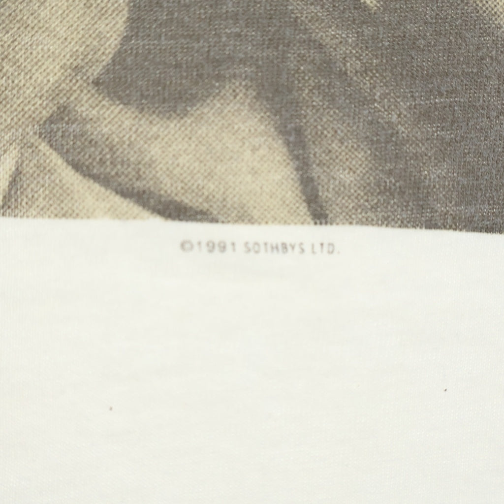 VINTAGE(ヴィンテージ) 90S MORRISSEY KILL UNCLE TOUR EDITH SITWELL PHOTO PRINT S/S TEE フォトプリント半袖Tシャツ カットソー ホワイト