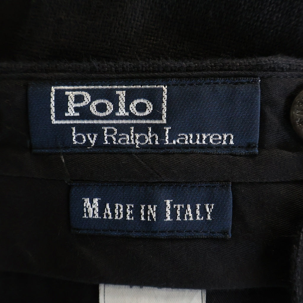POLO RALPH LAUREN(ポロラルフローレン) LINEN PANTS リネンパンツ ブラック