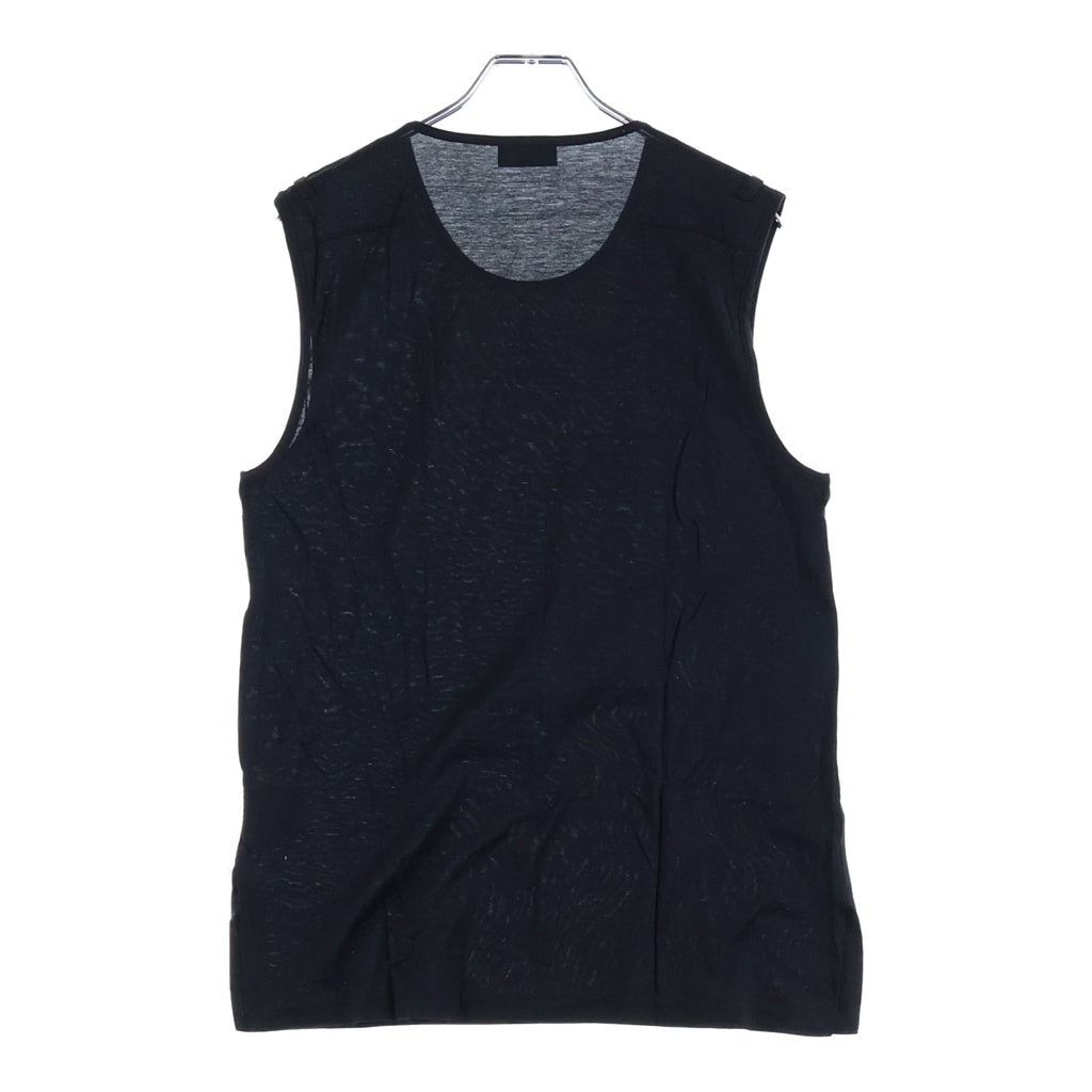 Dior HOMME(ディオールオム) 03SS Archive エディ期 FOLLOW ME ノースリーブ カットソー ブラック 3EH3071496