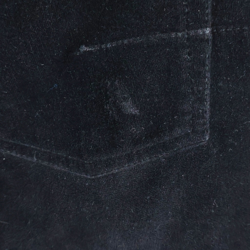 Dior HOMME(ディオールオム) 05AW Archive エディ期 グラム期 ベロア フレア パンツ ブラック