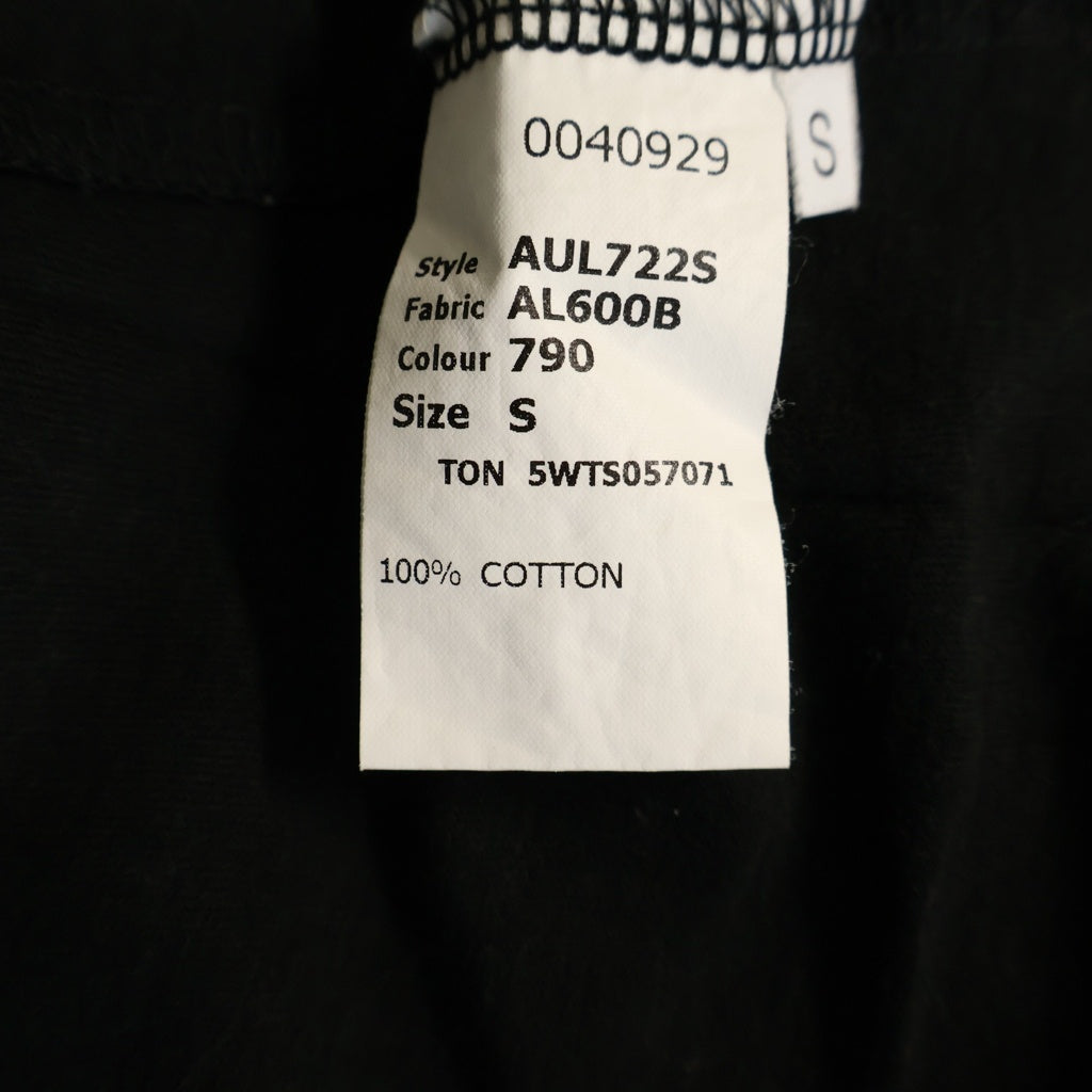 John Galliano(ジョン ガリアーノ) Graphic Print Tee Vネック グラフィックプリント 半袖Tシャツ カットソー ブラック AUL722S
