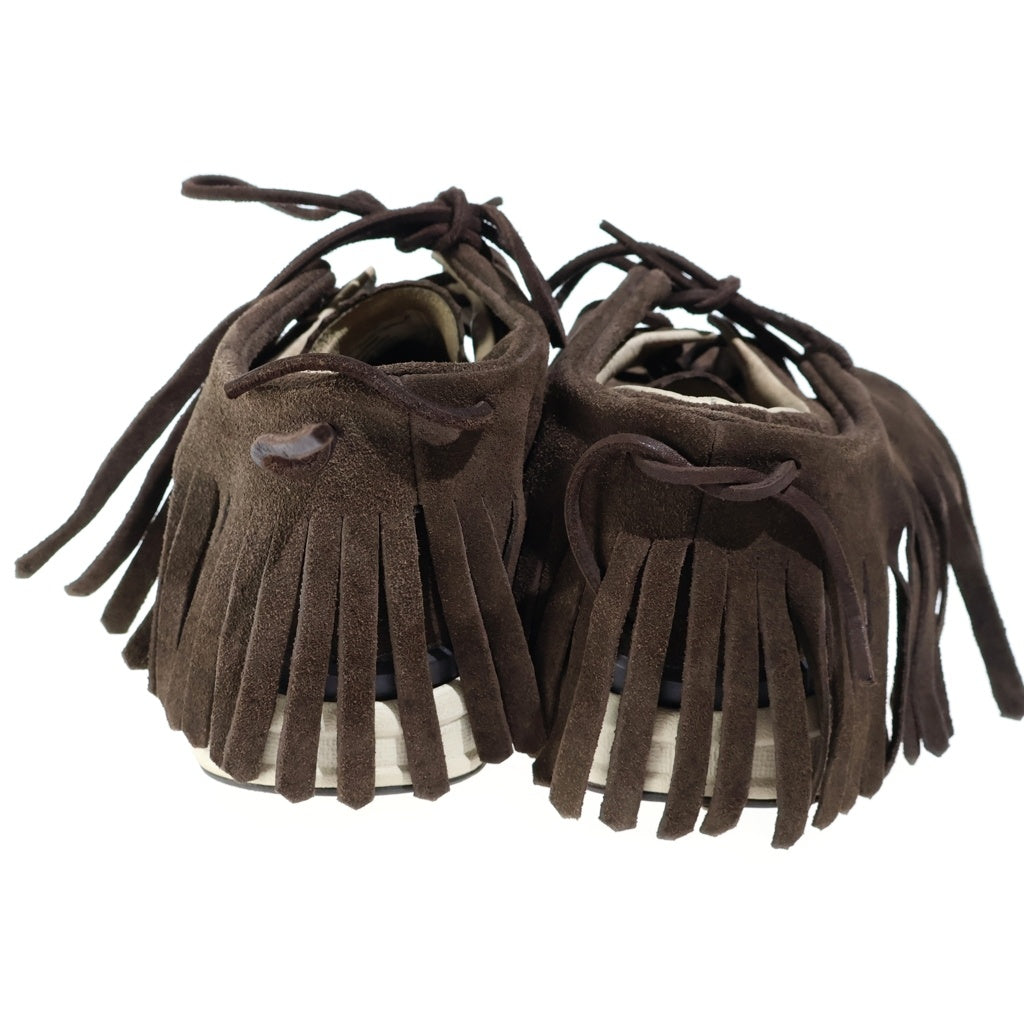 VISVIM(ヴィスヴィム) FMT SUEDO FRINGE SHOES スエード フリンジ シューズ ブラウン V00000610-02