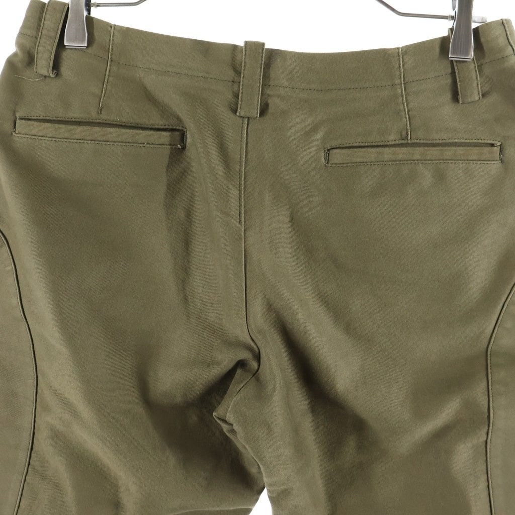 Y's(ワイズ) 24SS Short Pants Cotton 切り替え ショートパンツ コットン カーキ YS-P31-059