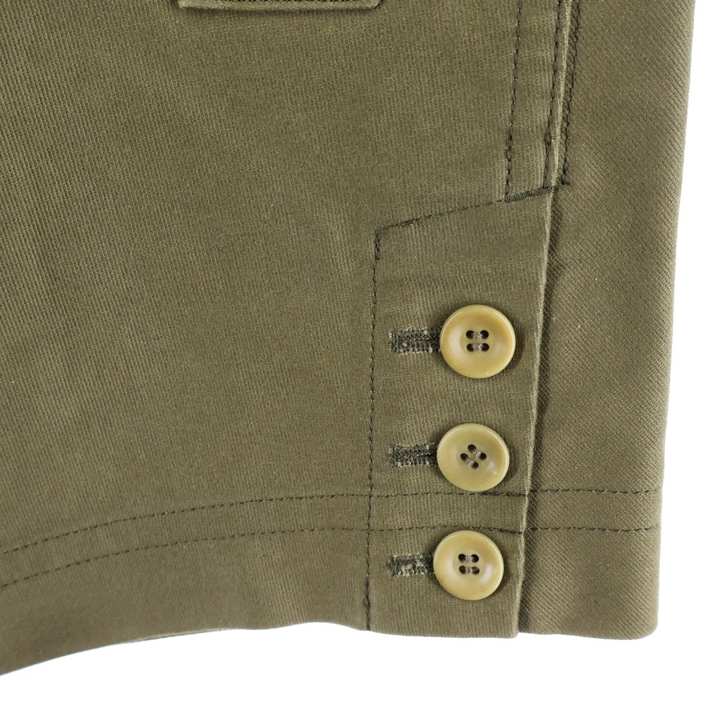 Y's(ワイズ) 24SS Short Pants Cotton 切り替え ショートパンツ コットン カーキ YS-P31-059