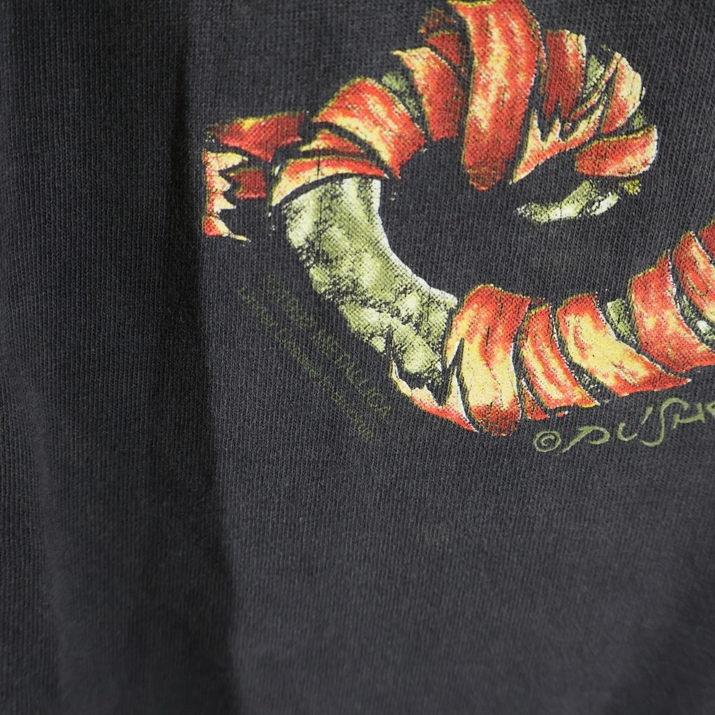 VINTAGE(ヴィンテージ) 90S METALLICA WHEREVER I MAY ROAM PUSHEAD DESIGNED PRINT S/S TEE メタリカ パスヘッド デザイン プリント半袖Tシャツ カットソー ブラック