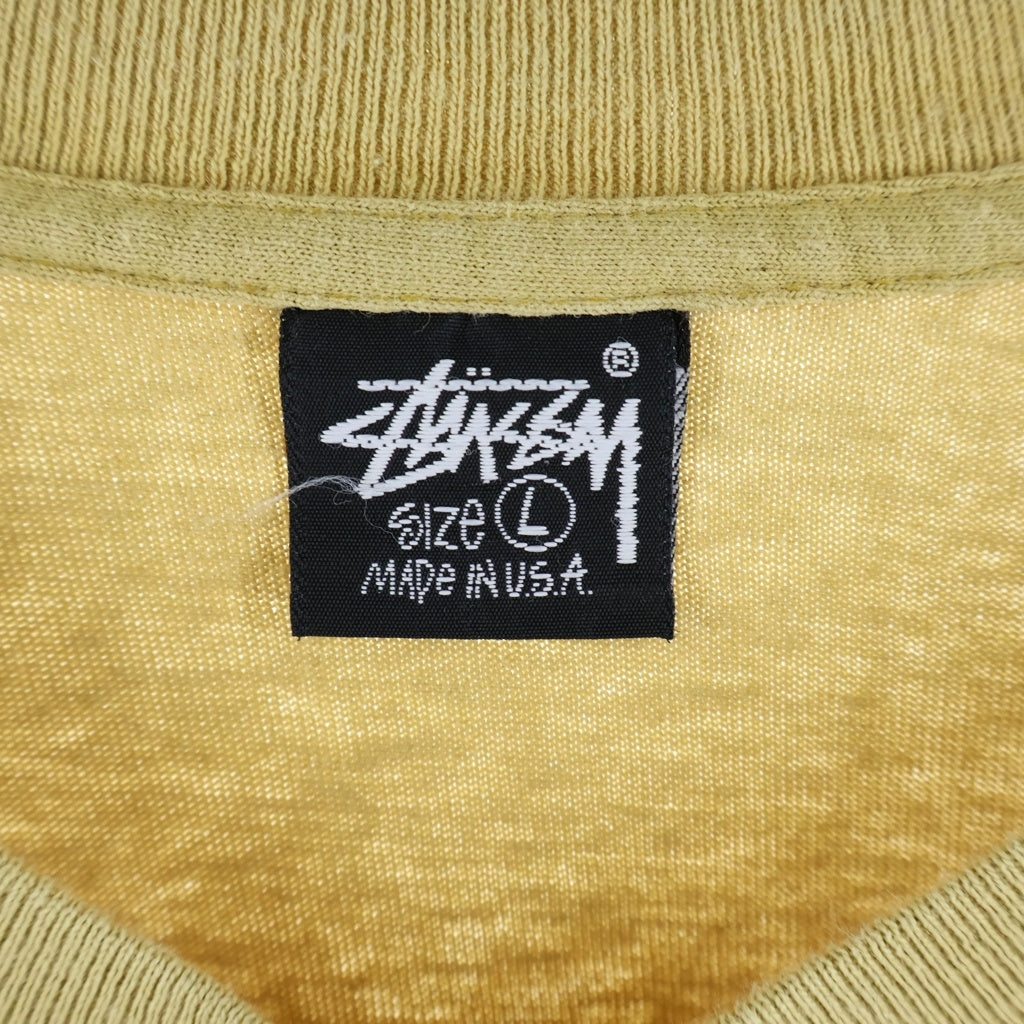 STUSSY(ステューシー) 80-90s OLD Angels SA L/S Tee エンジェル 長袖Tシャツ カットソー イエロー