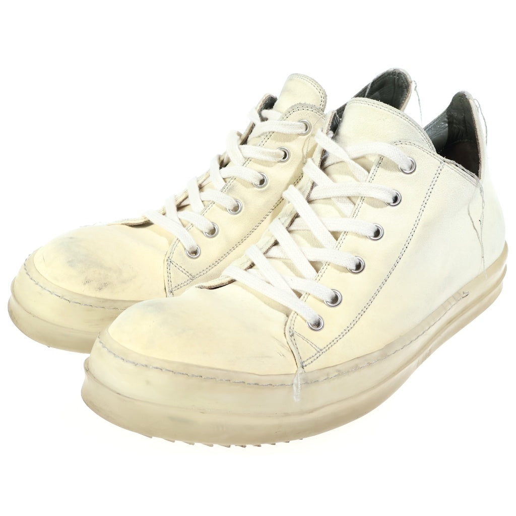 Rick Owens(リックオウエンス) 19SS BABEL RAMONES ラモーンズ ローカットスニーカー ホワイト