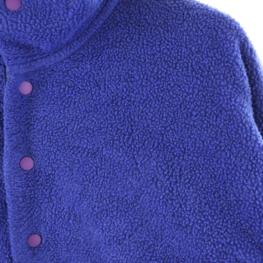 PATAGONIA(パタゴニア) 90s SYNCHILLA Snap-T 99年製 USA製 シンチラ スナップ ボタン フリース ネイビー