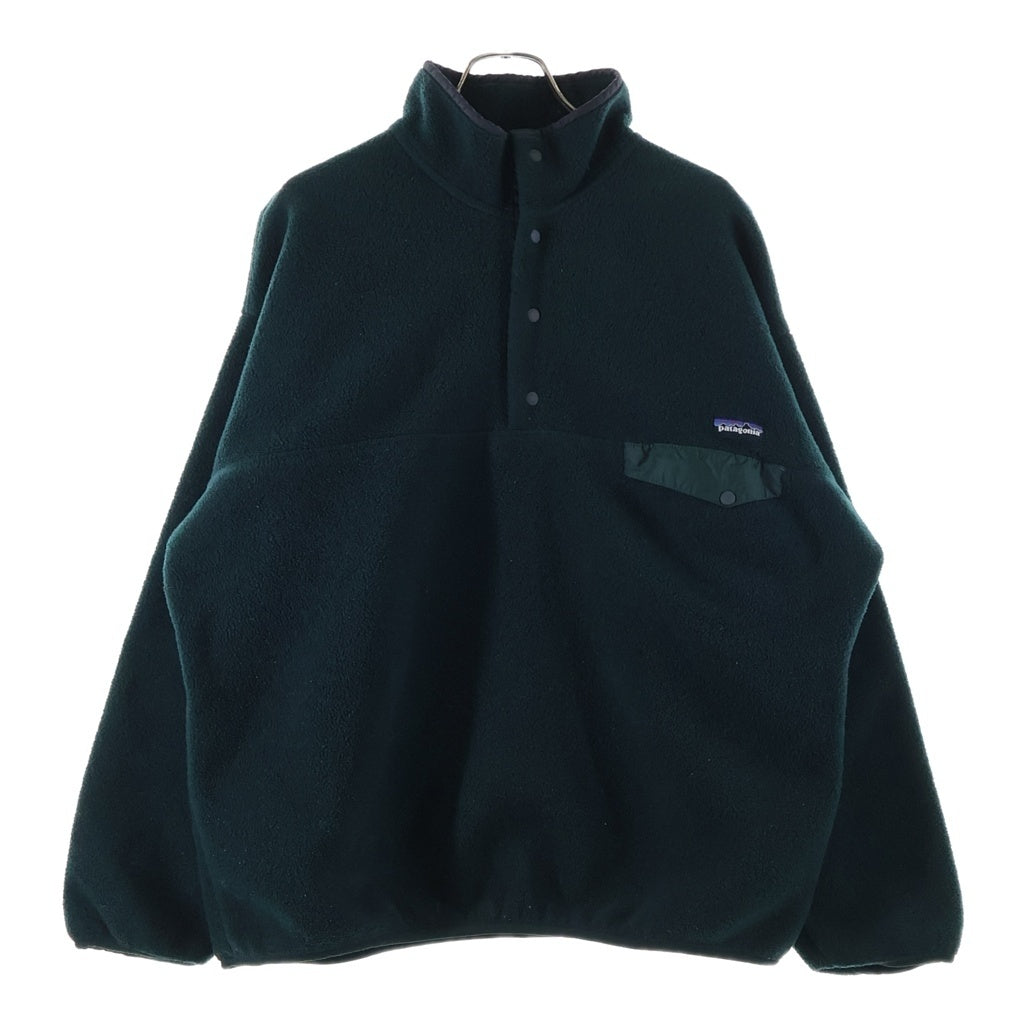 PATAGONIA(パタゴニア) 90s SYNCHILLA Snap-T 99年製 USA製 シンチラ スナップ ボタン フリース グリーン