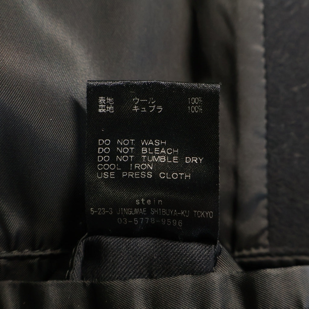 Stein(シュタイン) 19AW OVER SLEEVE INVESTIGATED COAT オーバースリーブ ウールステンカラーコート ブラック ST-089-2