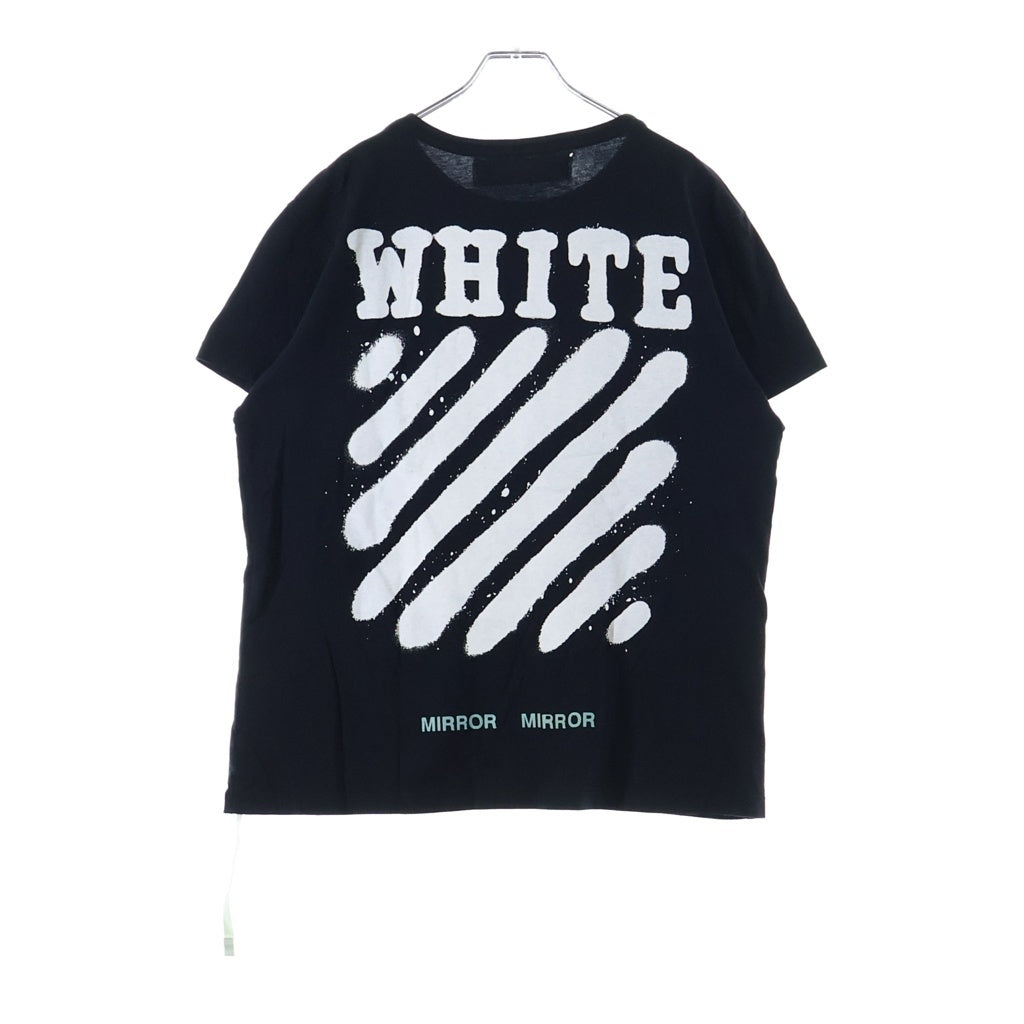 OFF-WHITE(オフホワイト) 17SS Spray T-Shirt スプレーロゴ 半袖Tシャツ ブラック