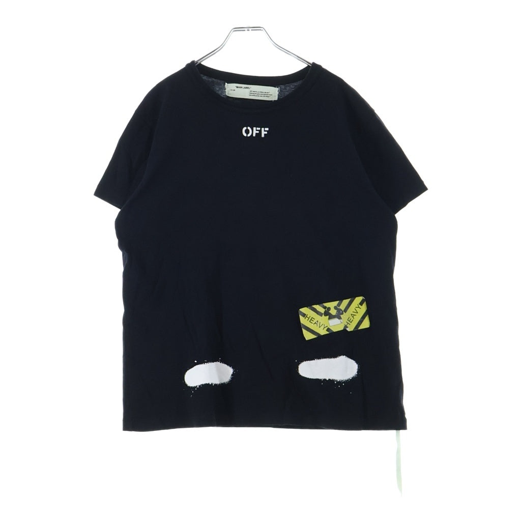 OFF-WHITE(オフホワイト) 17SS Spray T-Shirt スプレーロゴ 半袖Tシャツ ブラック