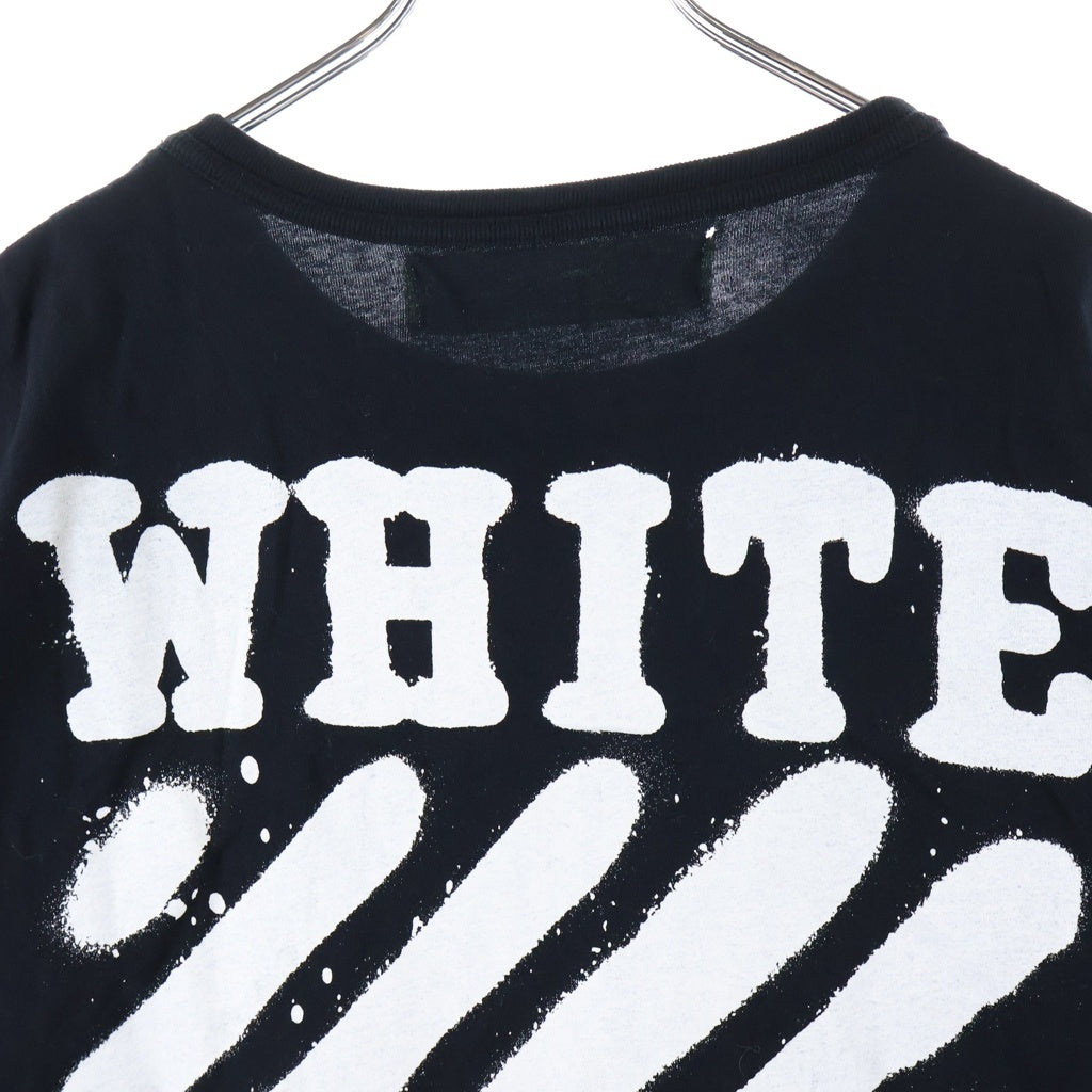 OFF-WHITE(オフホワイト) 17SS Spray T-Shirt スプレーロゴ 半袖Tシャツ ブラック