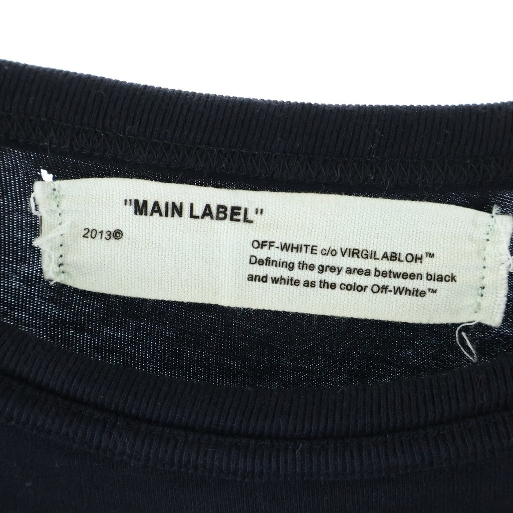 OFF-WHITE(オフホワイト) 17SS Spray T-Shirt スプレーロゴ 半袖Tシャツ ブラック