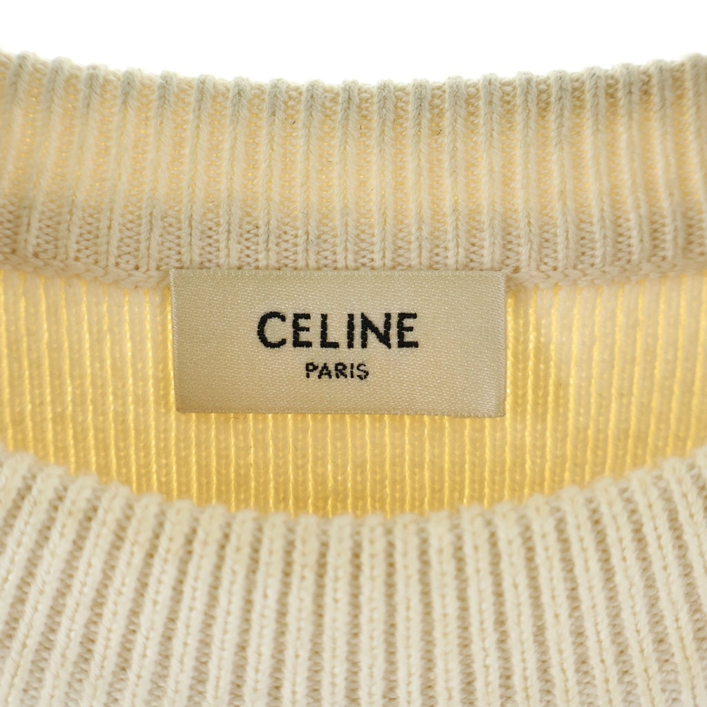 CELINE(セリーヌ) ショルダーボタンボーダーマリンニット 23ZA4145I アイボリー レディース
