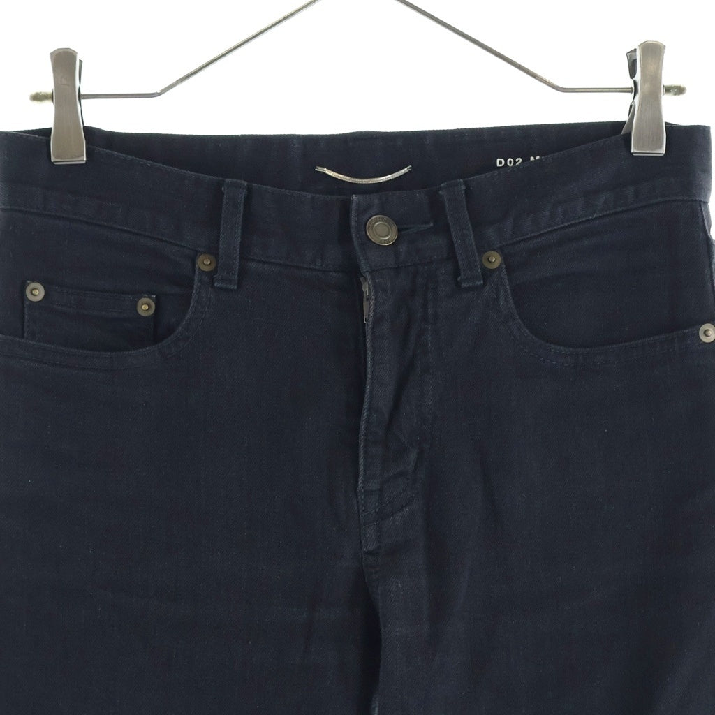 SAINT LAURENT PARIS(サンローランパリ) 14AW KNEECRASH DENIM PANTS362284 Y859F ニークラッシュ ダメージ加工 スキニーデニムパンツ ブラック