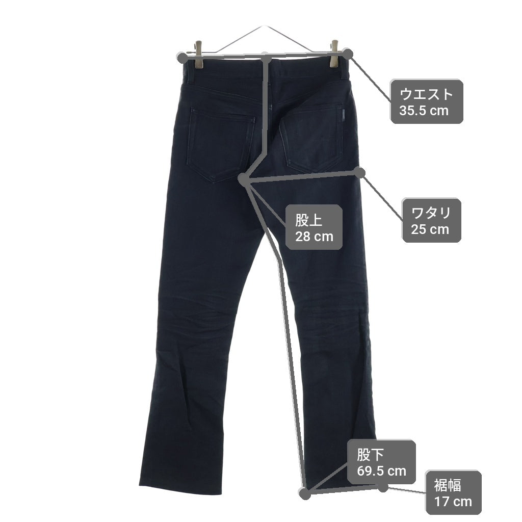 SAINT LAURENT PARIS(サンローランパリ) ブーツカット フレアデニムパンツ 530365 YF869 ブラック