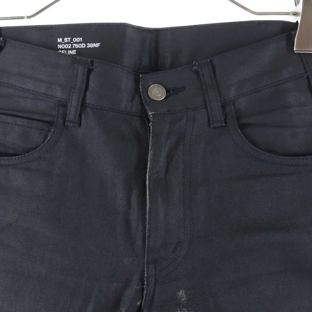 CELINE(セリーヌ) エディ期 Skiny Denim Pant 21ZZ5760D スキニーデニムパンツ ブラック