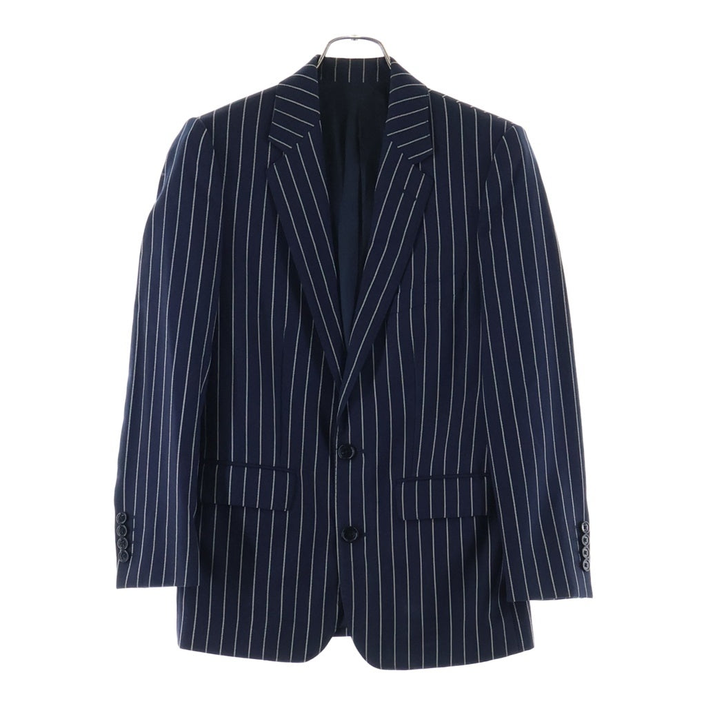 CELINE(セリーヌ) ストライプ 2B テーラードジャケット ネイビー 25ZZ1964C