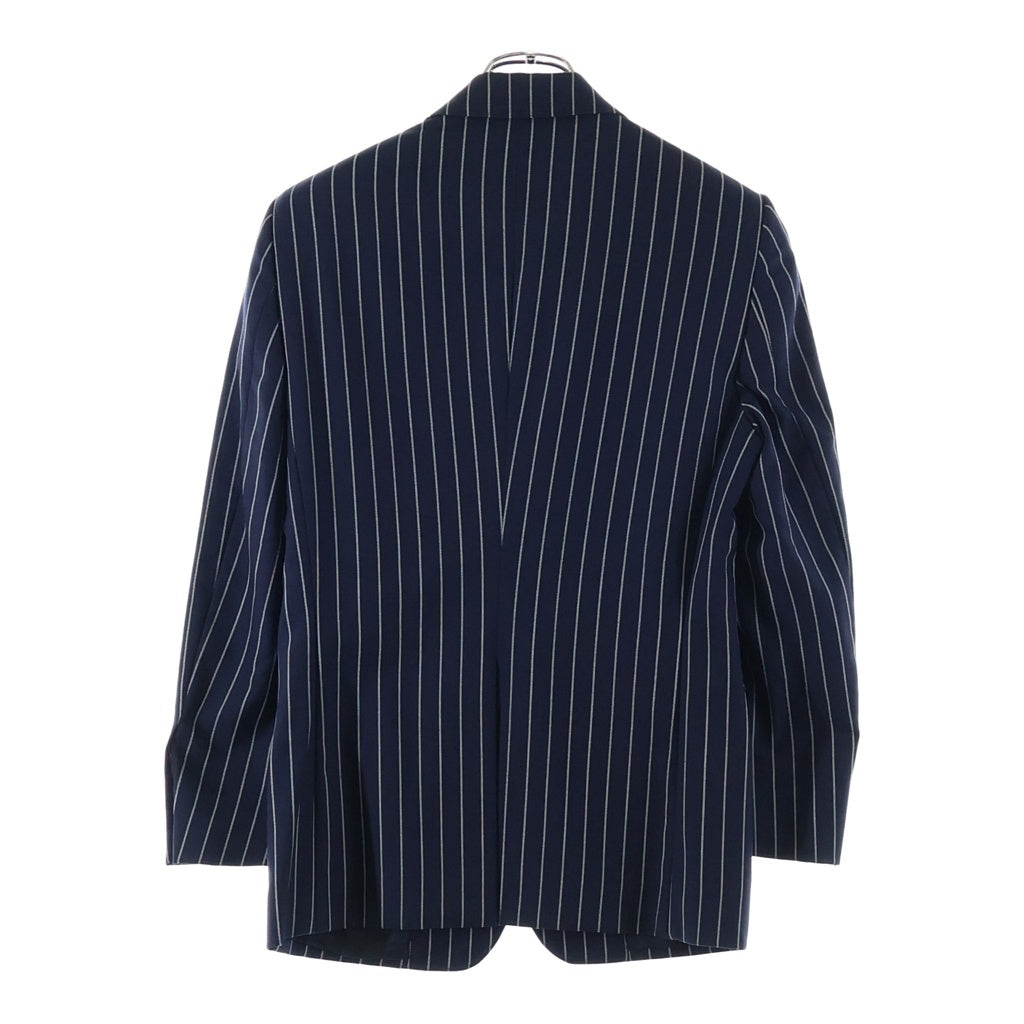 CELINE(セリーヌ) ストライプ 2B テーラードジャケット ネイビー 25ZZ1964C