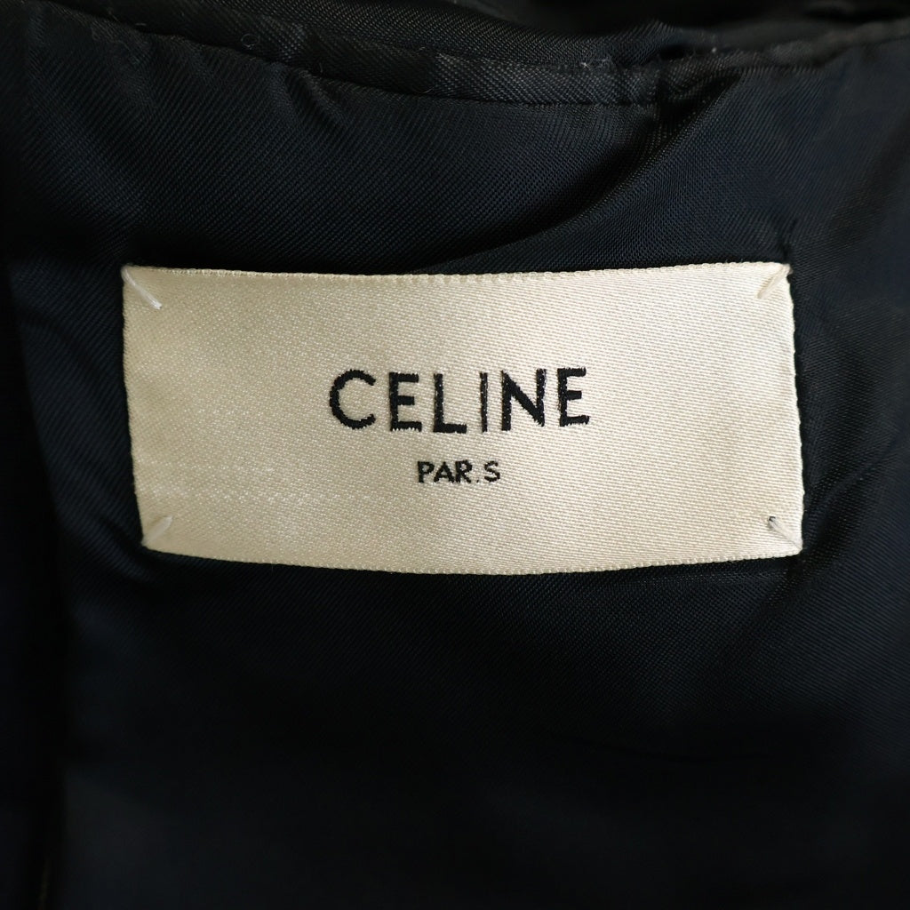 CELINE(セリーヌ) ストライプ 2B テーラードジャケット ネイビー 25ZZ1964C