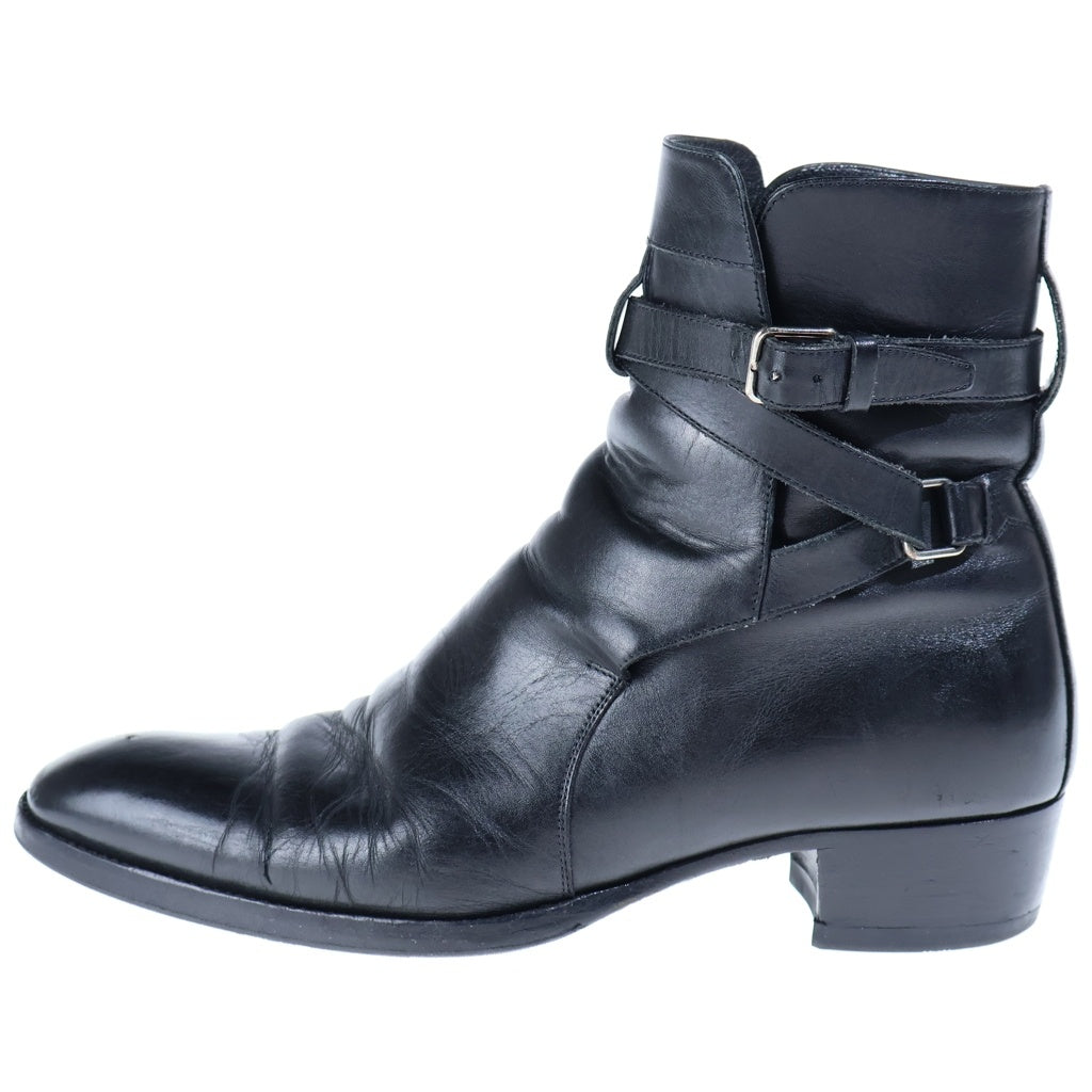 SAINT LAURENT PARIS(サンローランパリ) WYATT JODHPUR BOOTS ワイアットジョパーブーツ ブラック 458793