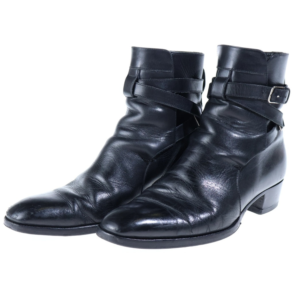 SAINT LAURENT PARIS(サンローランパリ) WYATT JODHPUR BOOTS ワイアットジョパーブーツ ブラック 458793