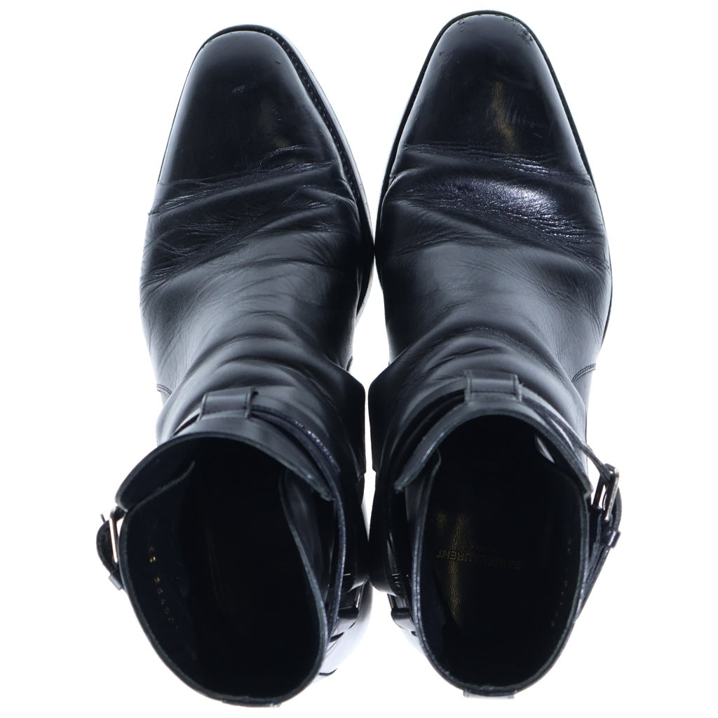 SAINT LAURENT PARIS(サンローランパリ) WYATT JODHPUR BOOTS ワイアットジョパーブーツ ブラック 458793