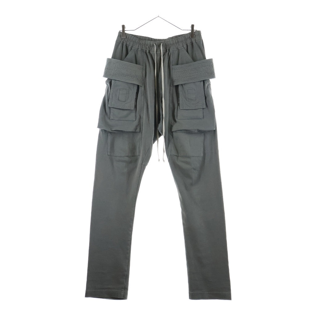 DRKSHDW(ダークシャドウ) 23AW Creatch Cargo Drawstring Pants クリッチ ドローストリング カーゴパンツ グレー DU02C5376-RIG
