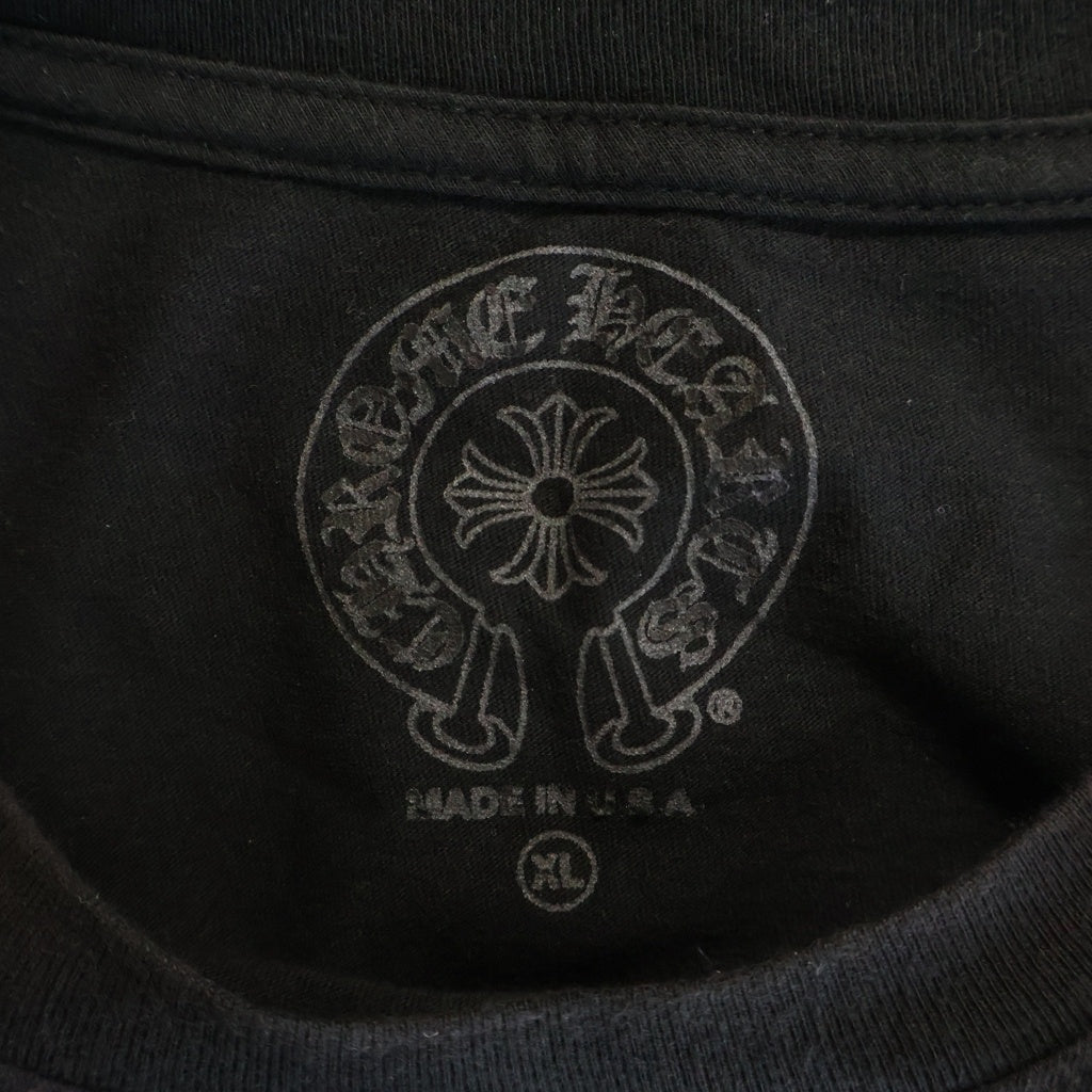 CHROME HEARTS(クロムハーツ) CH T-SHIRT LTD HONGKONG 香港限定 ホースシュープリント 半袖Tシャツ ブラック