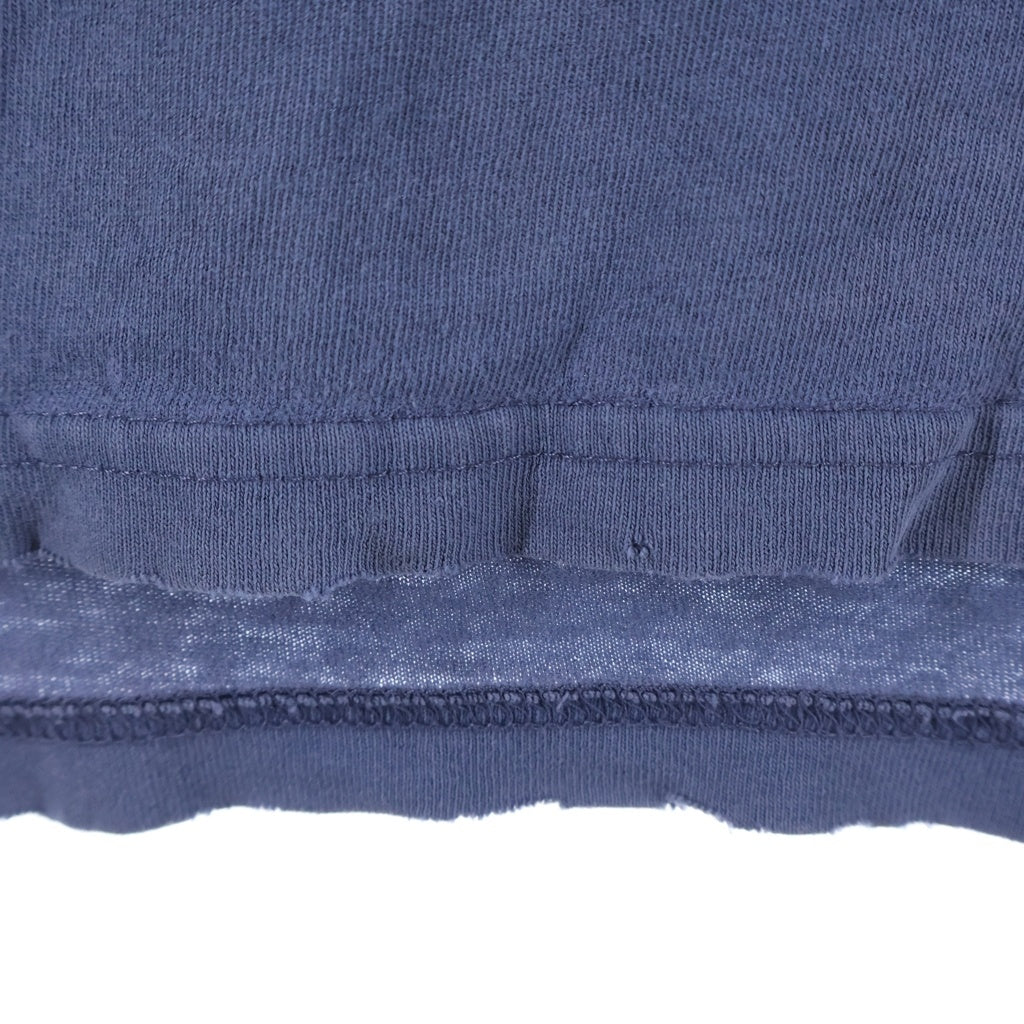 PATAGONIA(パタゴニア) 90S VINTAGE USA製 両面ロゴプリント クルーネック半袖Tシャツ カットソー ネイビー
