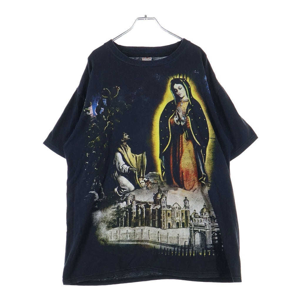 VINTAGE(ヴィンテージ) 90S MARIA SAINT JUAN DIEGO PRINT S/S TEE マリア 聖ファンディエゴ プリント半袖Tシャツ カットソー ブラック