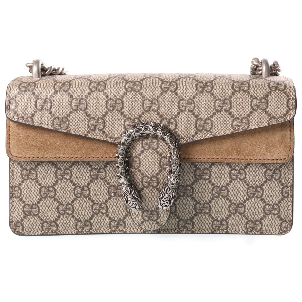 GUCCI(グッチ) Dionysus Small Shoulder Bag ディオニュソス GG スモール ショルダーバッグ ベージュ 499623 レディース