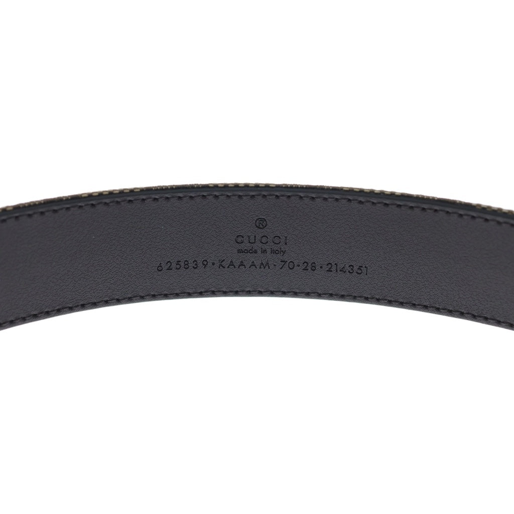 GUCCI(グッチ) Double G Belt GGスプリーム ダブルG レザーベルト ベージュ 625839 レディース