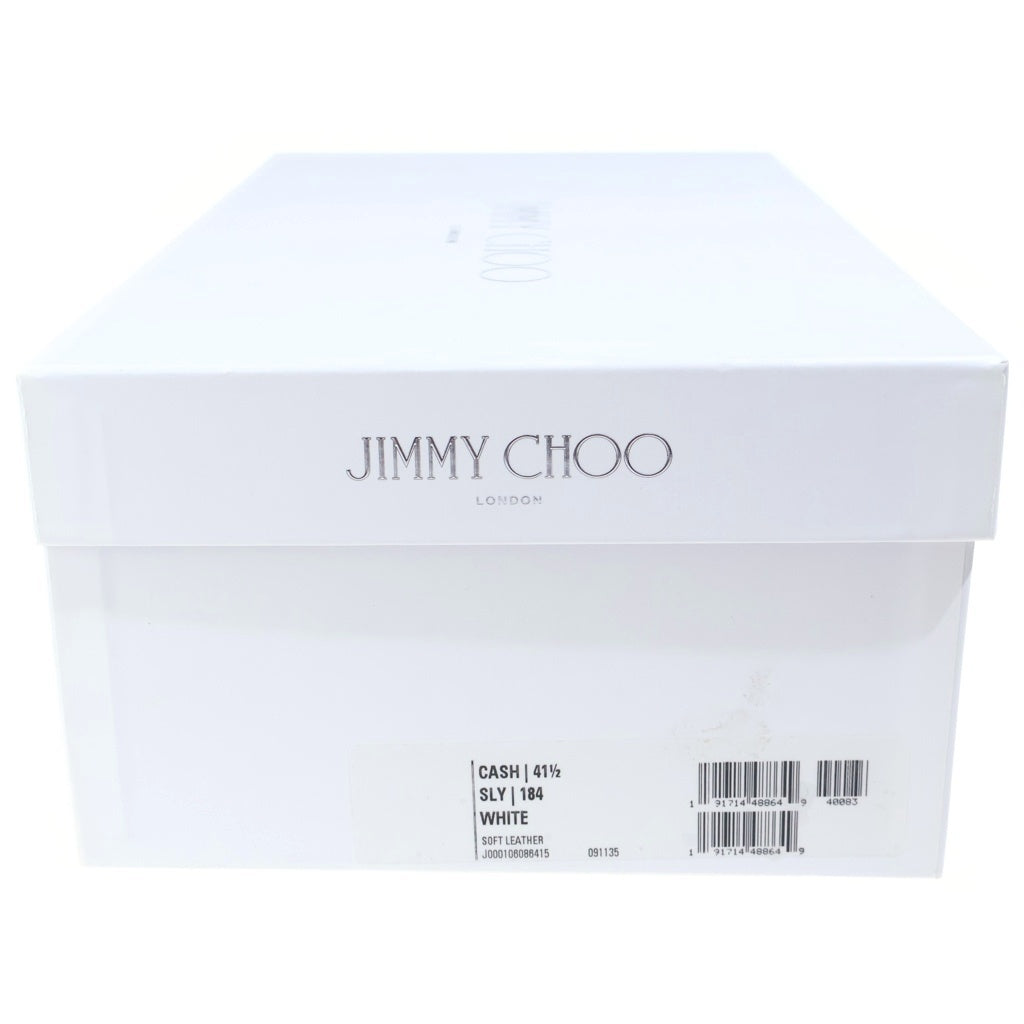 JIMMY CHOO(ジミーチュウ) CASH STAR STUDS SOFT LEATHER LOW CUT SNEAKER キャッシュ 星型スタッズ ソフトレザースニーカー ホワイト