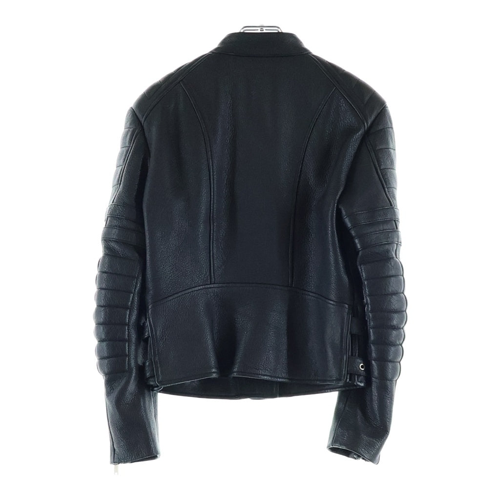 CELINE(セリーヌ) BIKER LETHER RIDERS JACKET フィービー期 バイカーレザーライダースジャケット ブラック 2 5H99/6287 レディース