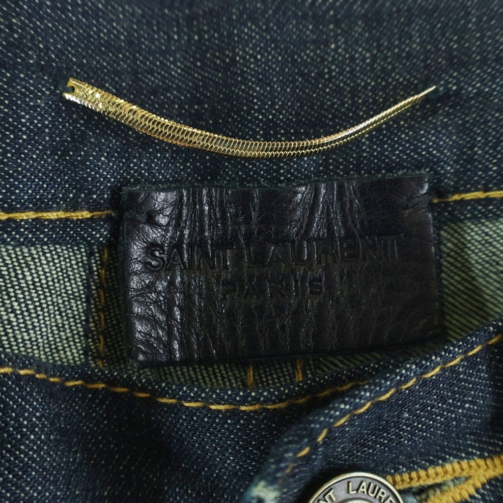SAINT LAURENT PARIS(サンローランパリ) Hedi期 ジップフライ ハイウエスト スキニージーンズ デニム インディゴ D01 W/SK-LW D03 W/SK-HW