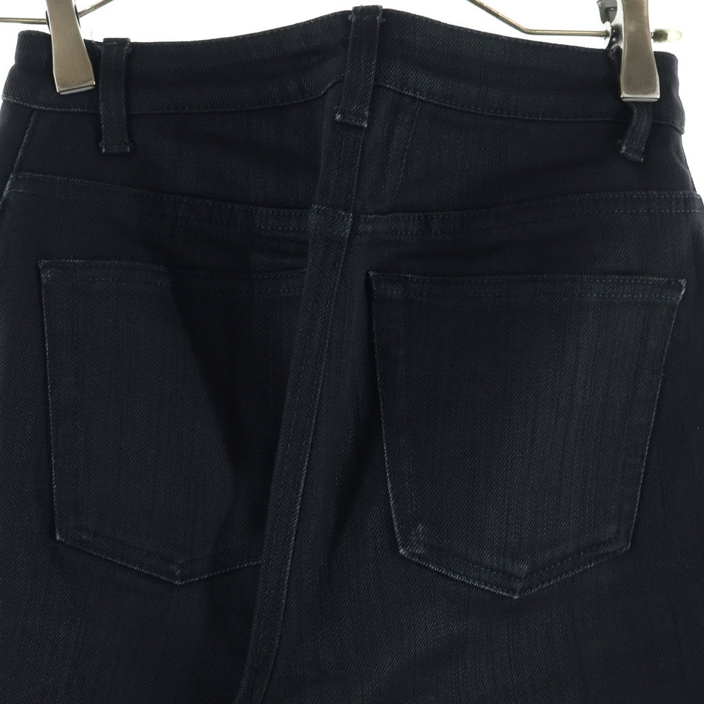 SAINT LAURENT PARIS(サンローランパリ) Hedi期 ジップフライ コーティングスキニージーンズ デニム ブラック D04 W/SK-MW