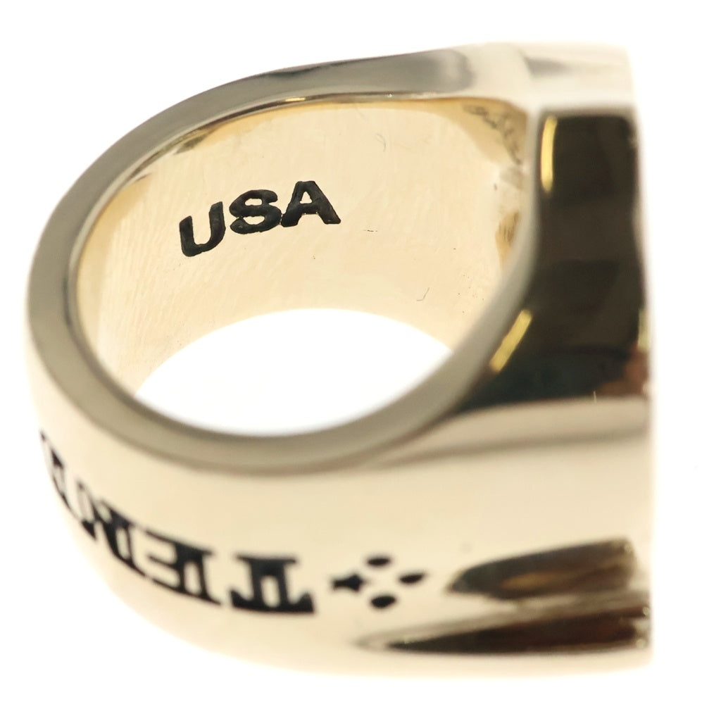 TENDERLOIN(テンダーロイン) T-H.SRING GOLD/STONE 8K ダイヤ ホースシューリング 指輪 8号 ゴールド