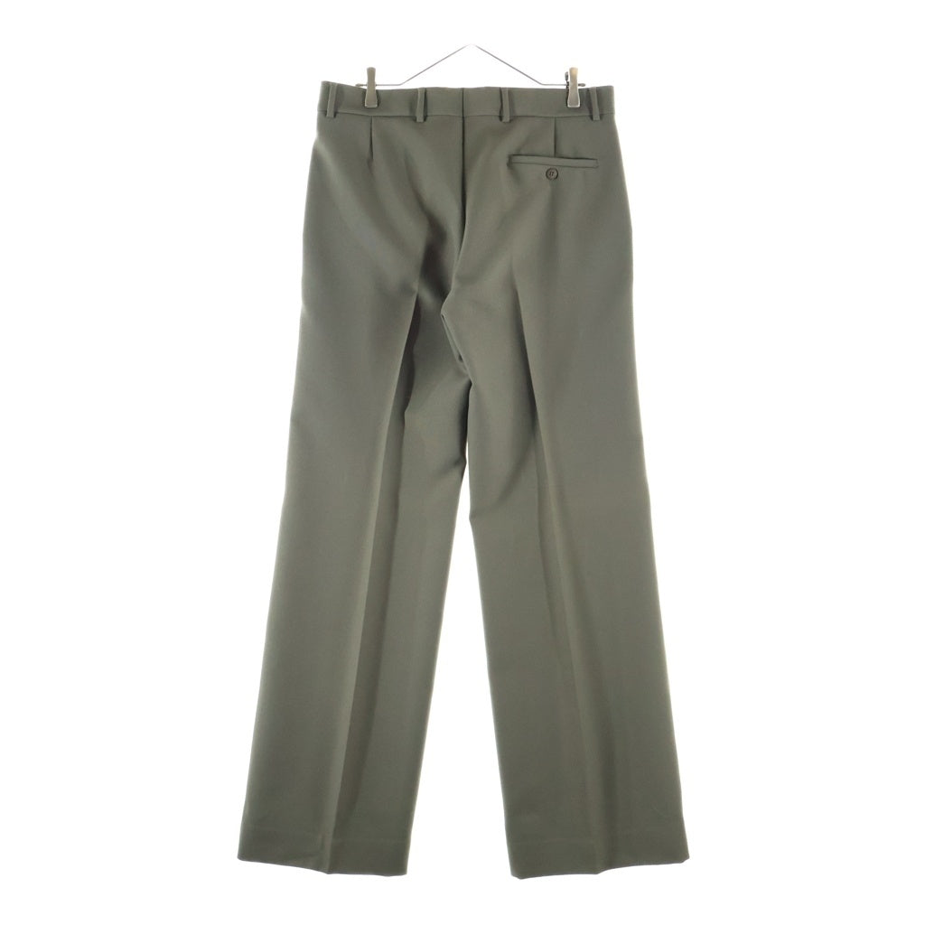 miumiu(ミュウミュウ) 00S ARCHIVE POLYESTER SLACKS PANTS アーカイブ ポリエステル スラックスパンツ カーキ