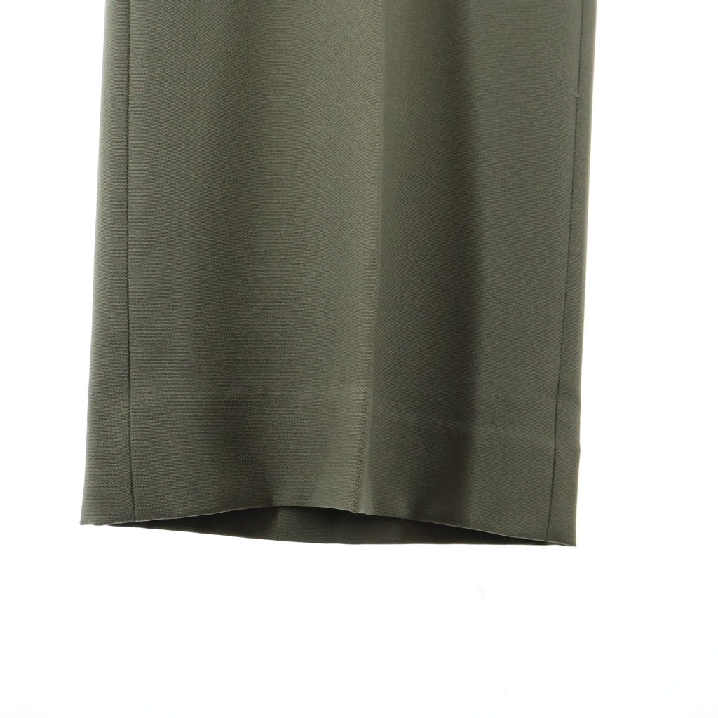 miumiu(ミュウミュウ) 00S ARCHIVE POLYESTER SLACKS PANTS アーカイブ ポリエステル スラックスパンツ カーキ