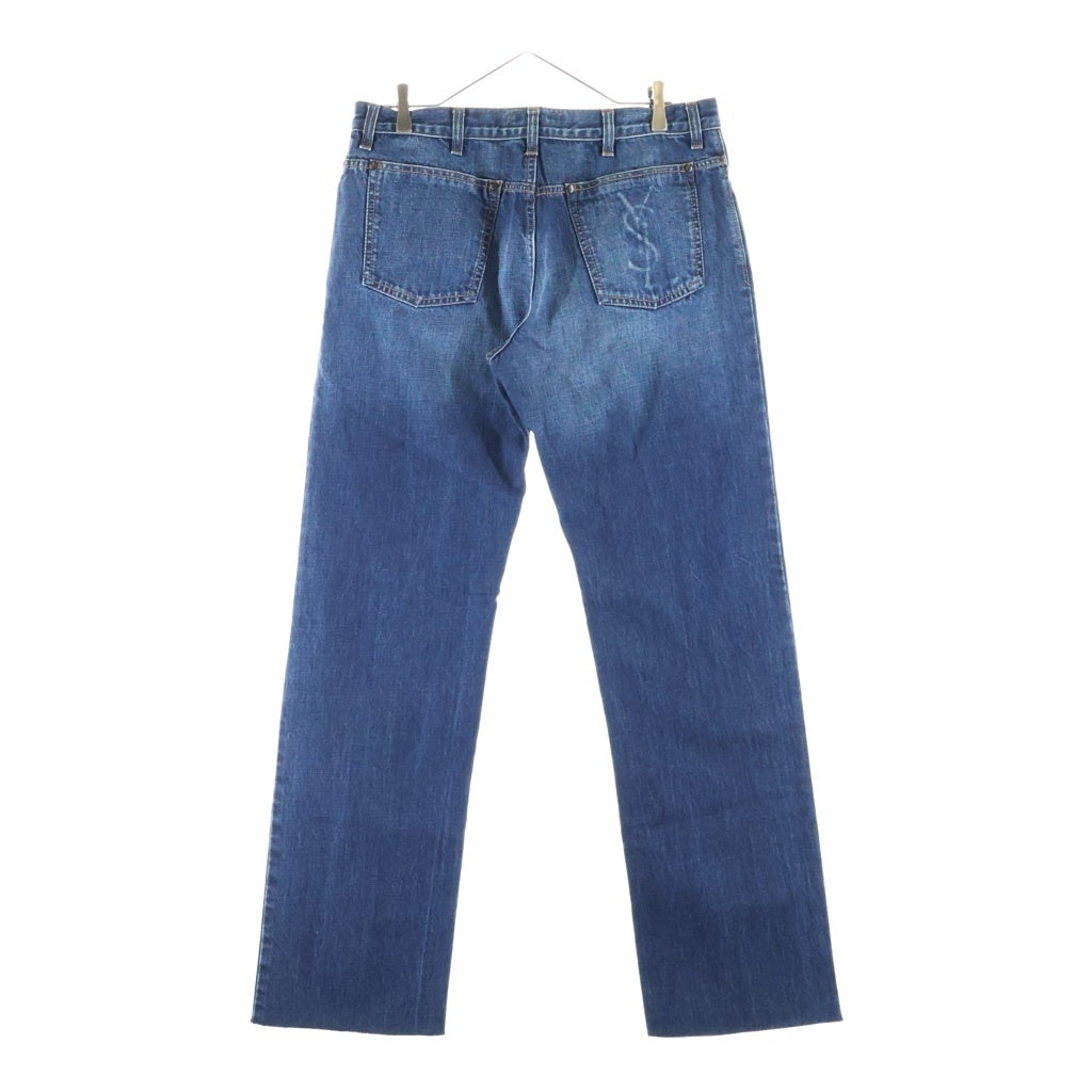 Yves Saint Laurent rive gauche(イヴサンローランリヴゴーシュ) 04SS TOM FORD FLARE DENIM PANTS トム・フォード期 カサンドラロゴ フレアデニムパンツ インディゴ