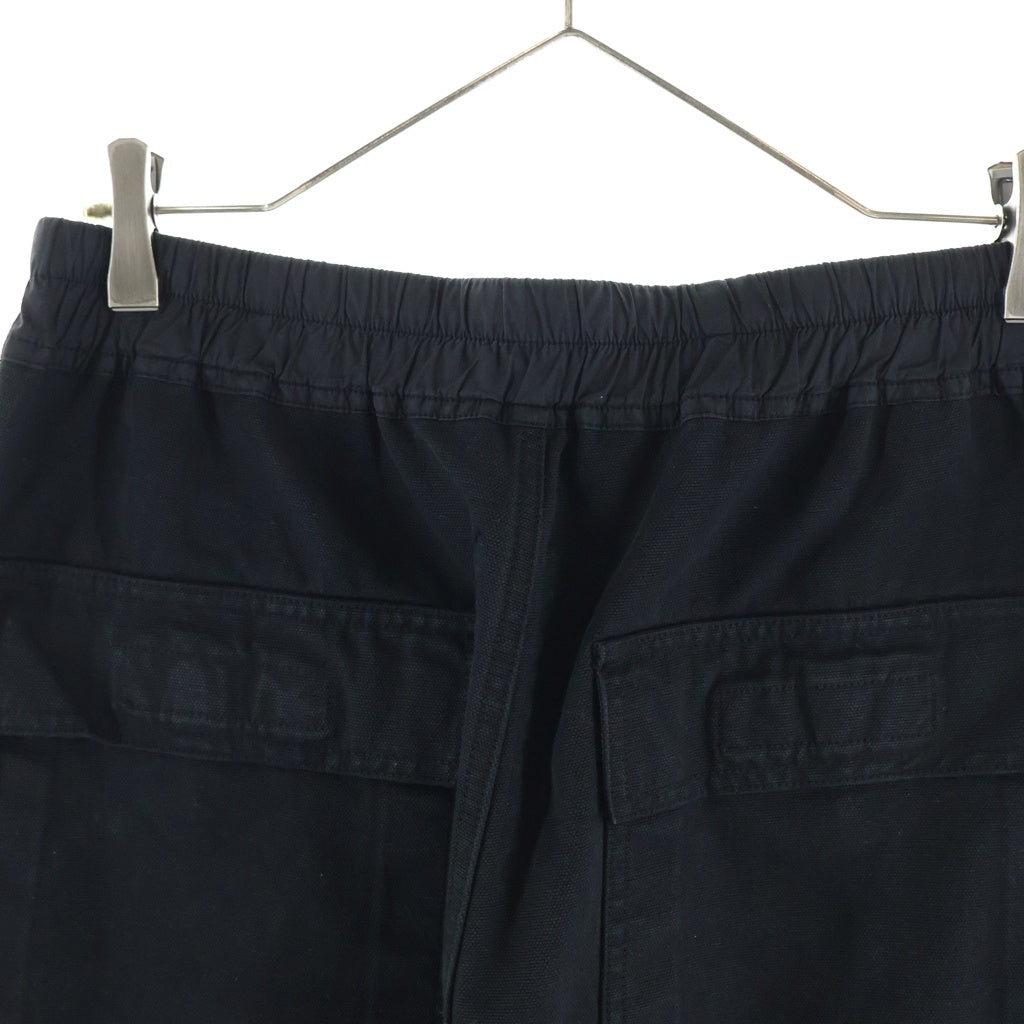 DRKSHDW(ダークシャドウ) 26AW WIDE PUSHER PANTS キャンバス ワイドプッシャーパンツ ブラック DU02F6393-CVS