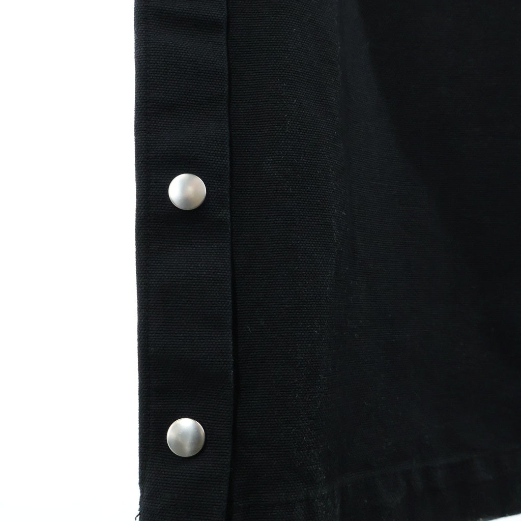 DRKSHDW(ダークシャドウ) 26AW WIDE PUSHER PANTS キャンバス ワイドプッシャーパンツ ブラック DU02F6393-CVS