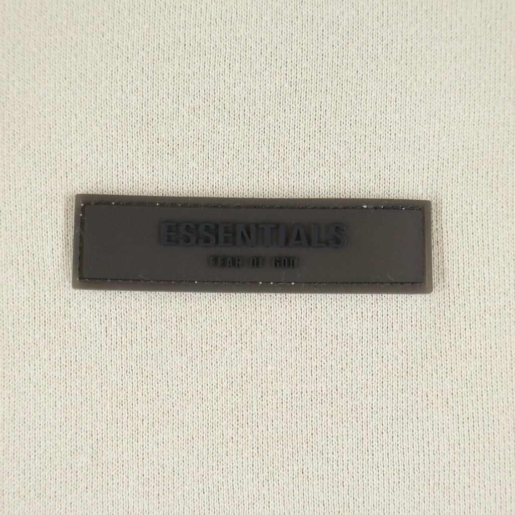 FEAR OF GOD(フィアオブゴッド) MOCK NECK SWEATSHIRT フェルトロゴ モックネックスウェットトレーナー ベージュ