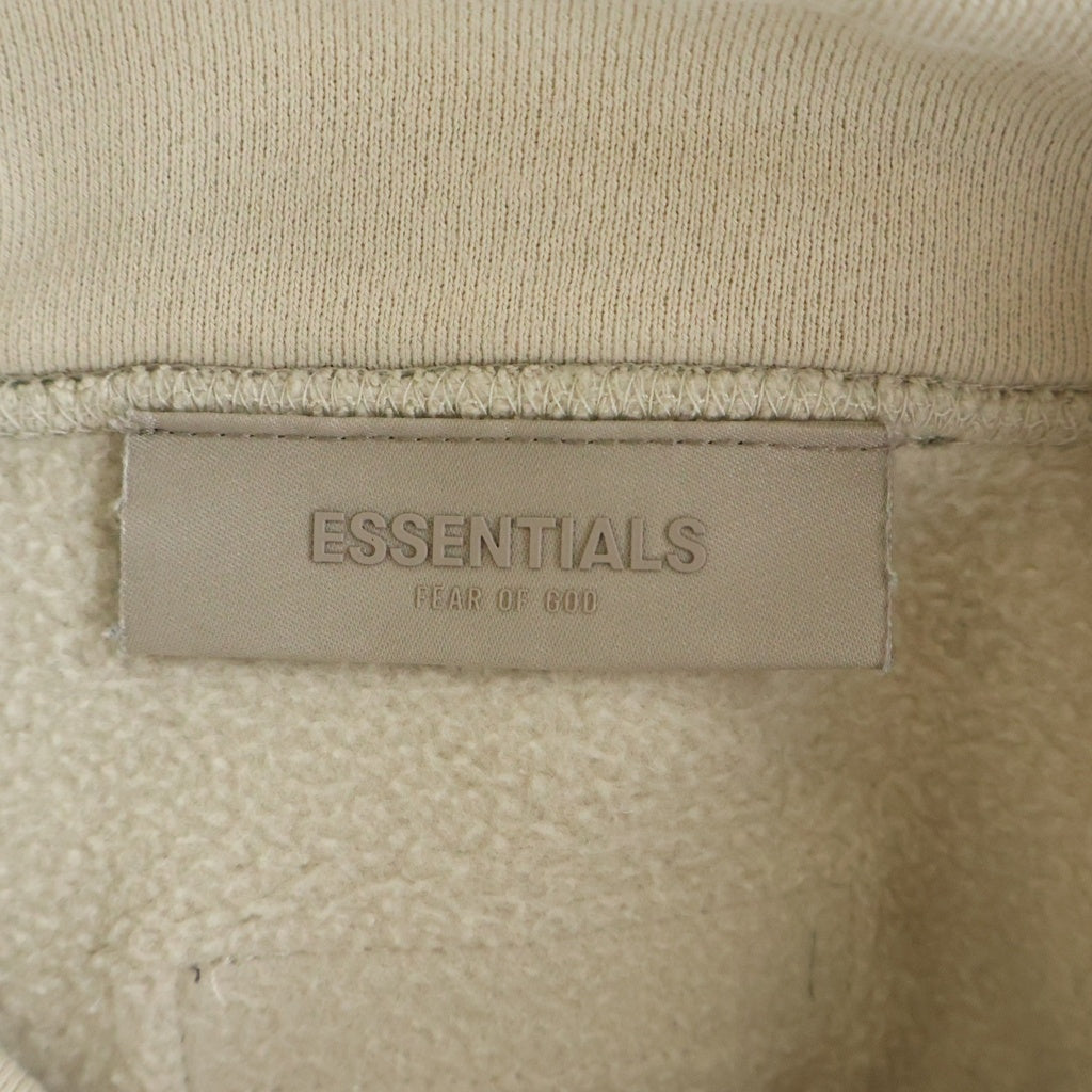 FEAR OF GOD(フィアオブゴッド) MOCK NECK SWEATSHIRT フェルトロゴ モックネックスウェットトレーナー ベージュ